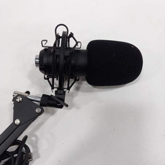 Black Desk Mounted Microphone w/ Adjustable Arm image number 3