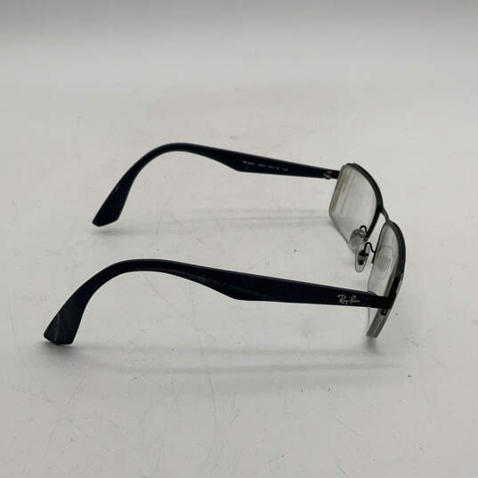 Mens RB 6331 Clear Lens Blue Full Rim Rectangle Prescription Eyeglasses image number 4