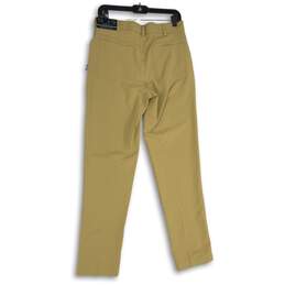 NWT Walter Hagen Mens Tan Khaki Flat Front Slim Fit Chino Pants Size W30 L32 alternative image
