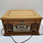 Crosley Collector's Edition CR77 Wooden Radio For Parts/Repair image number 1