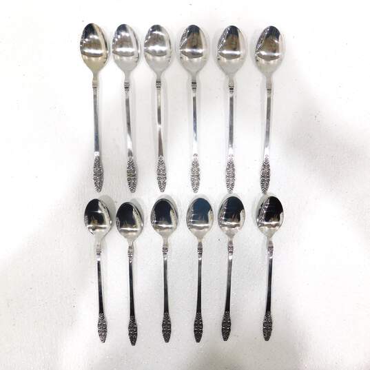 12 Northland  Iced Tea Spoon Set Spoons Vintage Korea image number 1