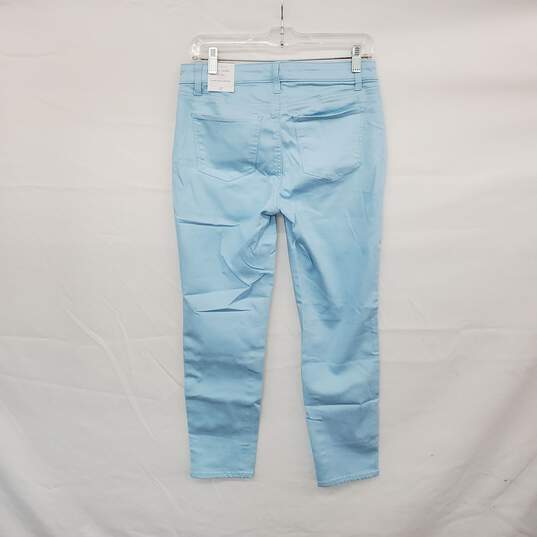 Talbots Light Blue Cotton Blend Slim Ankle Jean WM Size 4P NWT image number 2