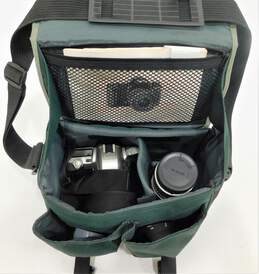 Pentax ZX-10 35mm SLR Film Camera w/ 2 Lenses, Manual & Case alternative image