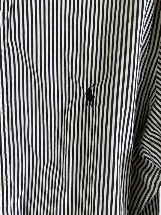 Ralph Lauren Men Blue Stripe Long Sleeve XL image number 4