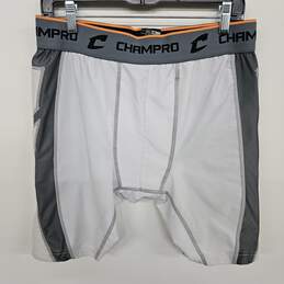 Champro White Compression Shorts