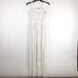 Adrianna Papell Women White Beaded Dress Sz 6 NWT image number 2