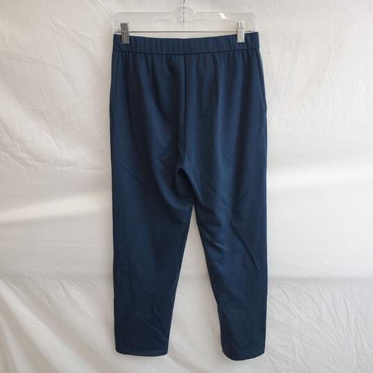 Eileen Fisher Blue Tencel Blend Zip Up Stretch Pants Women's Size XS image number 2