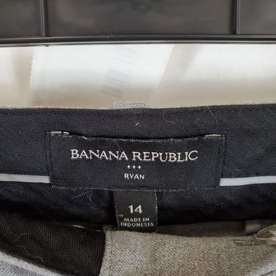 Banana Republic Women's Gray Dress Pants SZ 14 image number 3