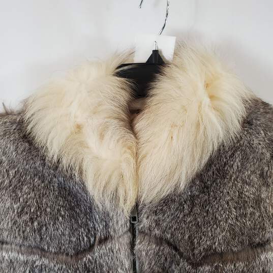 ADA Women's Rabbit Fur Jacket SZ M image number 2