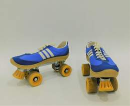 Vintage Adidas Nash Cruisers Roller Skates Blue & White 10M 12W