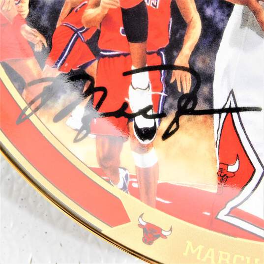 Michael Jordan "NBA Season High" Bradford Exchange Plate w/ COA image number 3