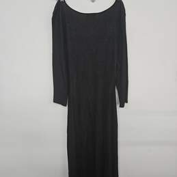 Connected Apparel Black & Tan Long Sleeve Dress alternative image