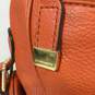 Michael Kors Leather Double Pocket Shoulder Bag Orange image number 2