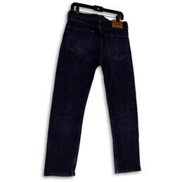 Womens Blue Denim Medium Wash Pockets Stretch Straight Leg Jeans Size 32/32 alternative image