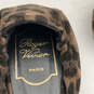 Womens Chips Brown Black Leopard Print Suede Ballerina Ballet Flats Size 36 image number 5