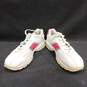 Womens SP-3 SADDLE 309888 106 White Pink Canvas Lace Up Golf Shoes Size 8 image number 1