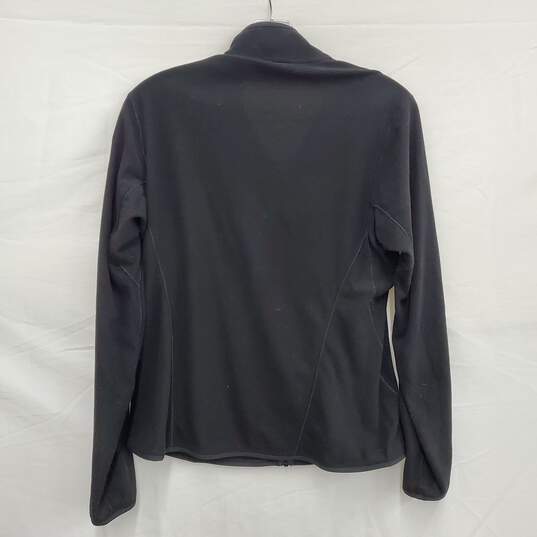 Arc' Teryx WM's 100% Polyester Full Zipper Black Sweat Jacket Size MM image number 2