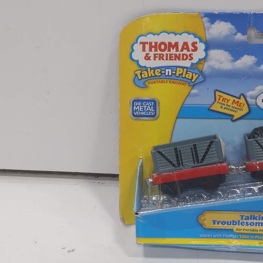 Fisher-Price Thomas & Friends Take-n-play Talking Troublesome Trucks NIP image number 2