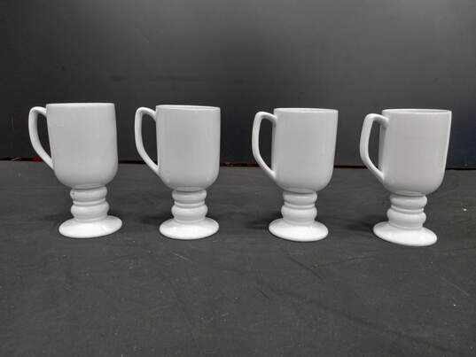 4 Vintage Kayson's Ironstone Continental Tourist Attraction Pedestal Mugs image number 2