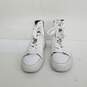 Zadig & Voltaire White Hi Top Leather Sneakers Size 36 image number 3