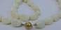 VNTG Yellow Agate Gold Tone Clasp Beaded Necklace image number 4