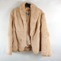 Kamal Women Tan Fur Coat S
