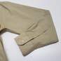 Mens Khaki Pocket Collared Long Sleeve Dress Shirt Size 16.5 34-35 image number 4