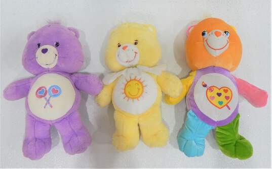 Y2K Care Bears Lot Work Of Heart 20in. Funshine Share Bear Plush Toys image number 2
