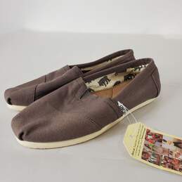 Toms Classic Canvas Slip On Shoes Grey 7 alternative image