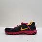 Nike Downshifter 5 Black/Pink/Yellow Athletic Shoes Women's Size 8 image number 2