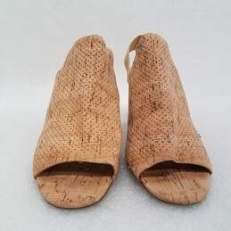Women's Vaneli Cork Heeled Sandals 8.5M alternative image