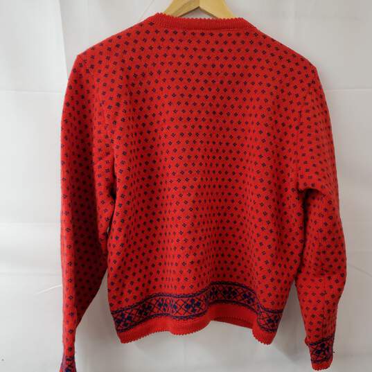 Pendleton Red Button Up Sweater Women's LG image number 2