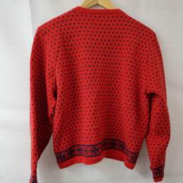 Pendleton Red Button Up Sweater Women's LG alternative image