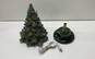Vintage Ceramic Christmas Tree 13 inch Tall Light Up Table Top Seasonal Décor image number 1