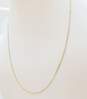 14K Yellow Gold Fancy Link Chain Necklace for Repair 2.1g image number 2