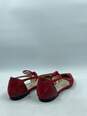 Jimmy Choo Red Pointed Flats W 5 COA image number 4