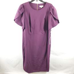 Calvin Klein Women Purple Sheath Dress Sz 18W NWT