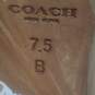 Coach Fulton Beige Leather T-Strap Pumps Women's Size 7.5B image number 7