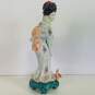Porcelain Asian Figurine  / Mid Century 12.5 in,. High Stature image number 4
