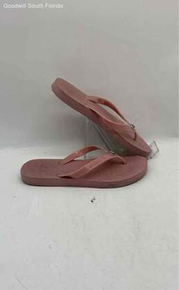 Coach Womens Pink Thong Sandals Size 6B alternative image