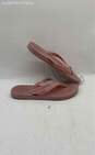 Coach Womens Pink Thong Sandals Size 6B image number 2