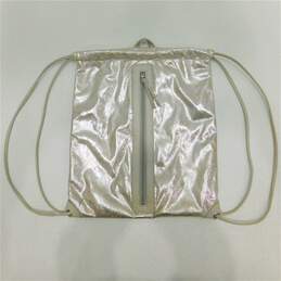 Drawstring Silver Bag No Brand