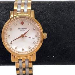 Designer Kate Spade New York KSW1265 Live Colorfully Round Wristwatch W/Dust Bag