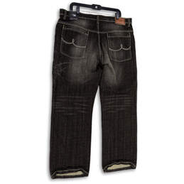 NWT Mens Black Dark Wash Denim Stretch Straight Leg Jeans Size 38/32 alternative image