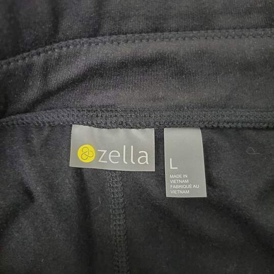 NWT Zella Athletic Soft Stretch Black Sweatpants Size L image number 3