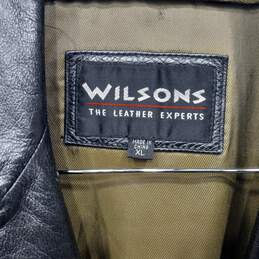 Men's Wilsons Leather Black Leather Jacket Sz XL alternative image