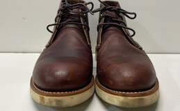 Red Wing Shoes Herritage Brown Briar Oil-Slick Leather Work Chukka Boots Men 7.5 alternative image
