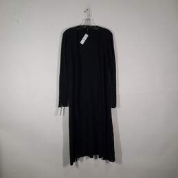 NWT Womens Ribbed Duster Long Sleeve Open Front Cardigan Sweater Size M