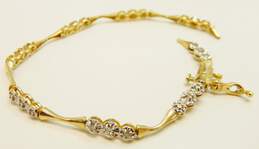 10K Yellow Gold 0.40 CTTW Diamond Tennis Bracelet - For Repair 5.2g