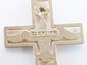 Black Hills Gold 10k Yellow & Rose Gold Cross Cut Out Pendant 1.2g image number 5